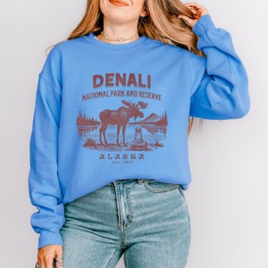 Simply Sage Market Denali National Park and Reserve Alaska EST. 1917 Sweatshirt - 1 of 4