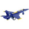 United States Navy Blue Angels F/A-18 Super Hornet Fighter Jet Die-Cast Toy with Pullback Action - 2 of 3