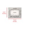 5x7 Cream "Dad You Are Loved" Distressed Whitewashed Wood Photo Frame w/ Glass Pane - 2 of 4