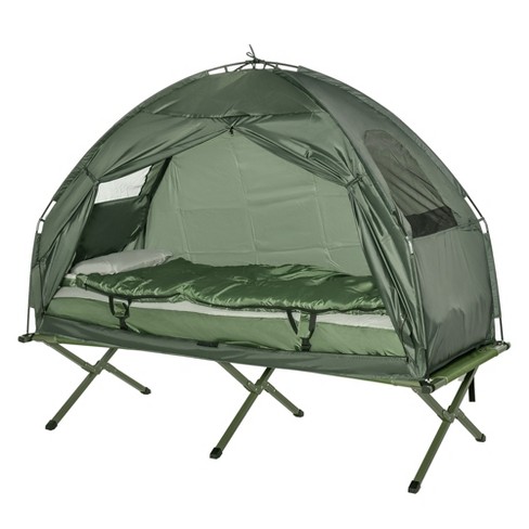 Folding camp hotsell bed with mattress