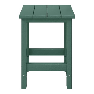 WestinTrends Malibu Kids Outdoor Patio Furniture HDPE Adirondack Square Side Table - 1 of 4