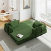 Racxily Convertible Sofa Bed with Pillow - Corduroy Folding Couch, Loveseat Sofa for Living Room, Bedroom, Lounge - 4 of 4