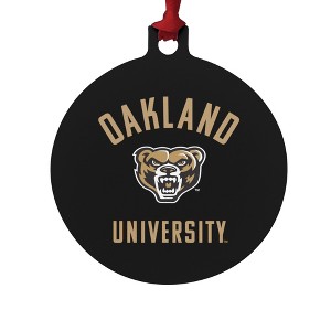 Oakland Golden Grizzlies Aluminum Holiday Christmas Tree Ornament - 1 of 4