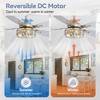 Airsurfer 48" Crystal Ceiling Fan With Light - 3 of 4