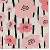 Washable Laurel Rug Ivory/Pink - Linon - 2 of 4