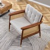 Hard Wood Modern Sofa with Minimalist High Rebound Sponge Decoration Sofa Cushion for Living Room Bedroom - 3 of 4