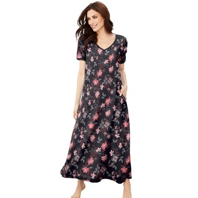 Dreams & Co. Plus Size Long T-Shirt Lounger