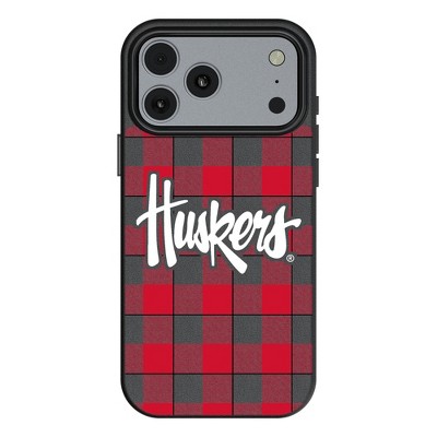 NCAA Big Ten Universities Plaid MagSafe Compatible Cell Phone Case for Apple iPhone 17 Series