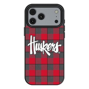 NCAA Big Ten Universities Plaid MagSafe Compatible Cell Phone Case for Apple iPhone 17 Series - 1 of 4