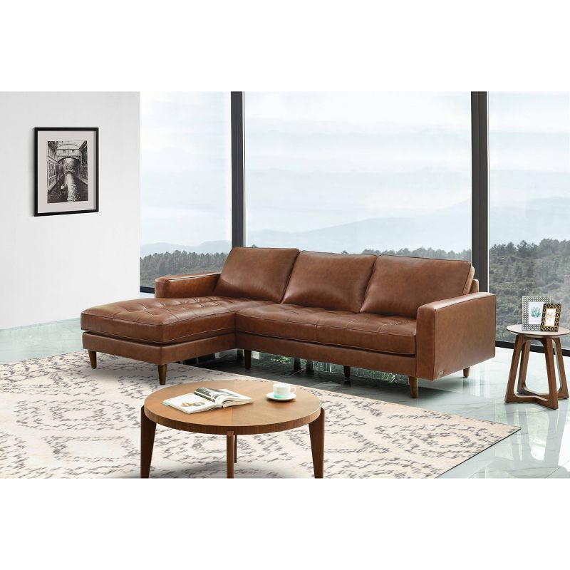 Hobbes Mid-Century Sectional Camel - Abbyson Living, 3 of 10