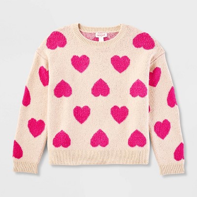 Cat & Jack - Brandclub - Girls' 'Heart' Pullover