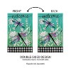 Evergreen Dragonflies and Wildflowers LInen House Flag 28 x 44 Inches Outdoor Decor for Homes and Gardens - 4 of 4