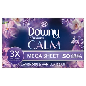 Downy Infusions Calm Dryer Sheets - 1 of 4