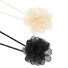 Unique Bargains Prom Wedding Adjustable Delicate Fabric Camellia Choker Necklace 82.68" - 3 of 4