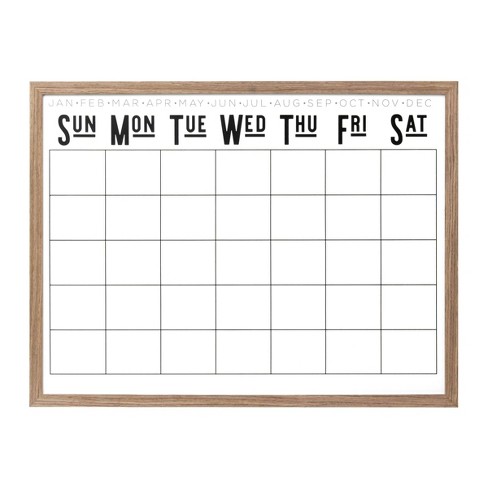 25-x-19-monthly-day-planning-framed-dry-erase-calendar-natural-woodgrain-sheffield-home-target