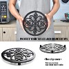 Itopfox Heavy Duty Cast Iron Round Metal Trivet, Rustproof Black Stand for Hot Pans or Teapot, Kitchen or Dining Table Decor - 3 of 4