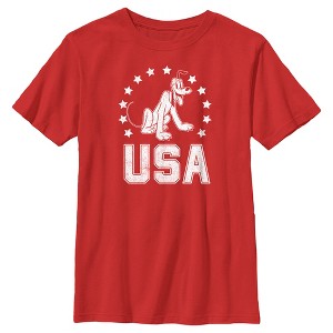 Boy's Mickey & Friends Patriotic Pluto T-Shirt - 1 of 4