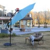 KTMBDW 10ft Patio Umbrella Outdoor Square Large Cantilever Windproof Offset and Heavy Duty Sun Umbrella for Garden Deck Pool,(No Base) - 2 of 4