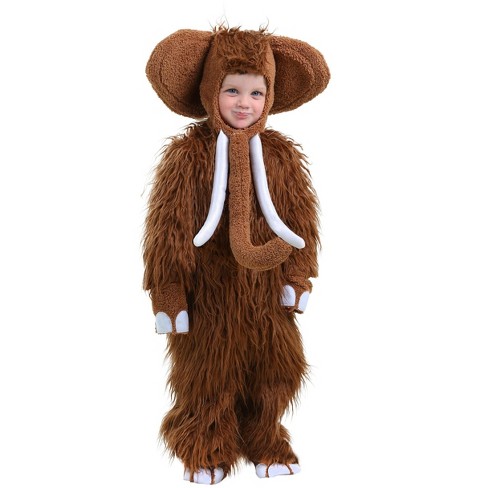 HalloweenCostumes.com 4T   Woolly Mammoth Costume for Toddlers, Brown - image 1 of 1