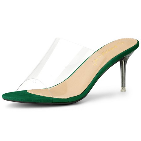 Clear green heels online