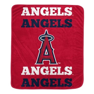 MLB Los Angeles Angels Repeat Refresh Ultra Soft Blanket - 1 of 1