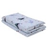 NoJo Disney Frozen Winter Cheer Lavender, Aqua, Green and White Anna, Elsa and Olaf Preschool Nap Pad Sheet - 2 of 4