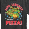 Women's - Teenage Mutant Ninja Turtles - Life Liberty Pursuit Of Pizza Short Sleeve Graphic T-Shirt - 2 of 4