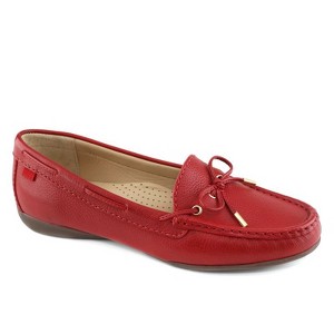 Marc Joseph New York | Womens Leather Slip On Diana St Tiebow Driver Loafers - 1 of 4