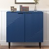 GDFStudio Alisha Modern 2 Door Storage Cabinet with Adjustable Shelves - 2 of 4