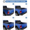 Whizmax 4-Fold Tonneau Cover Compatible for 2002-2023 Dodge Ram 1500/2500/3500 5.7ft Bed - 3 of 4