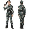 TackView Army Soldier Costume for Boys Kids Aged 5-14, Military Costume Dress Up Role Play Set with Toy Accessories - 2 of 4