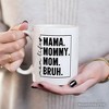 Funny Mom's Life Mug, Minimalist Stylish Gift For Mothers| OrnamentallyYou - 3 of 4