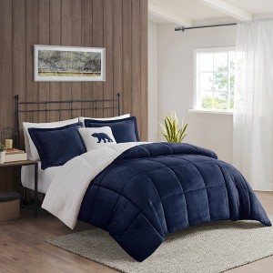Woolrich Alton Plush to Faux Shearling Down Alternative Comforter Set - 1 of 4