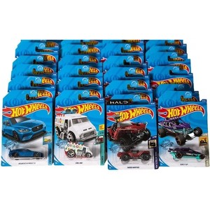 Hot Wheels 1:64 Scale Die-Cast Metal Collectible Cars - 24-Pack