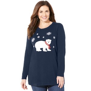 Catherines Cozy Critter Sweater - 1 of 4