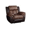 Acme Furniture Jaylen Recliner Sofa Toffee/Espresso Polished Microfiber - image 2 of 4