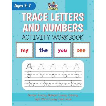 Numbers, Words, Letters Tracing Interior pages Book for Kids activities