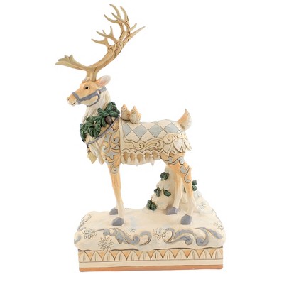 Jim Shore 14.25" Merry & Majestic White Woodland  -  Decorative Figurines