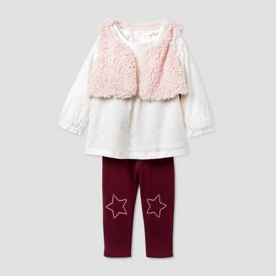 baby fur vest target