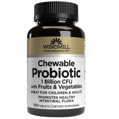 Windmill Probiotic Lactose Free Berry Chewables 100 ct