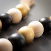 38.5"L Sullivans Christmas Silver Wood Bead Garland  Multicolor - 2 of 4