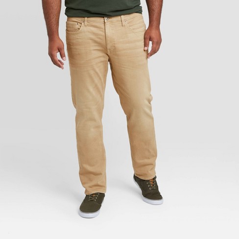 Men's Big & Tall Slim Fit Jeans - Goodfellow & Co™ Khaki 42x36 : Target