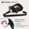 Unique Bargains PU Leather Hiking Cycling Convertible Anti-Theft Mini Sling Bag - 4 of 4
