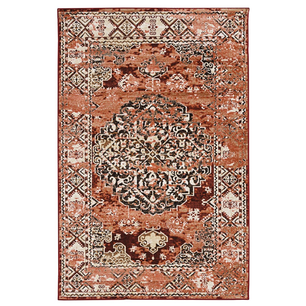 8'x10' Vintage Collection Nain Rug Brown/Orange - Linon