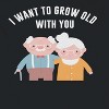 Rerun Island Men's I Want To Grow Old Short Sleeve Graphic Cotton T-Shirt - 2 of 3
