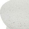 Uttermost Inhale Cast White Accent Table - 4 of 4