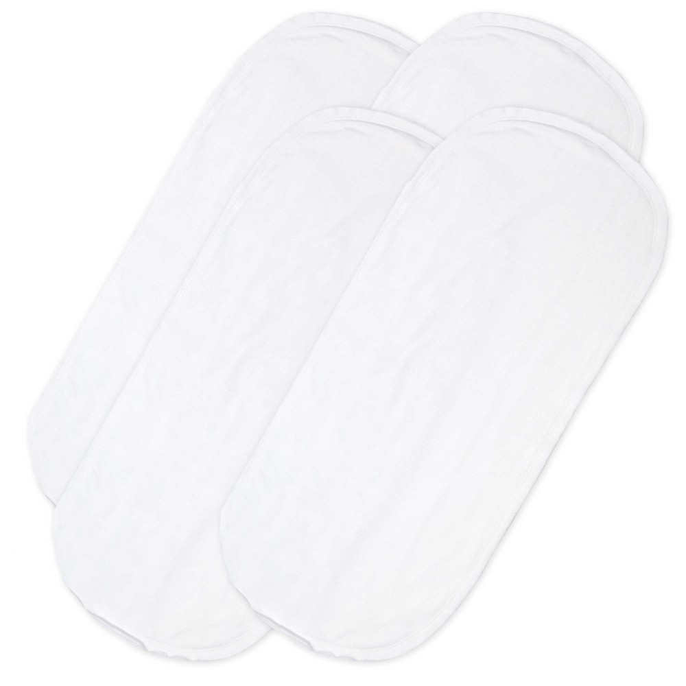 Honest Baby Organic Cotton Liners - White 4pk