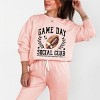 Simply Sage Market Football Game Day Social Club Lightweight Garment Dyed Sweatshirt - 2 of 4