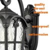 CLAXY Outdoor Wall Light Fixture Black Waterproof Exterior Wall Lantern - 4 of 4