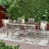 Christopher Knight Home Cape Coral Outdoor Aluminum and Faux Wood 7 Piece Dining Set - 2 of 4